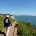Kes on the South West Coast Path at Beesands