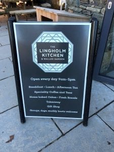 Dogs welcome sign from The Lingholm Kitchen