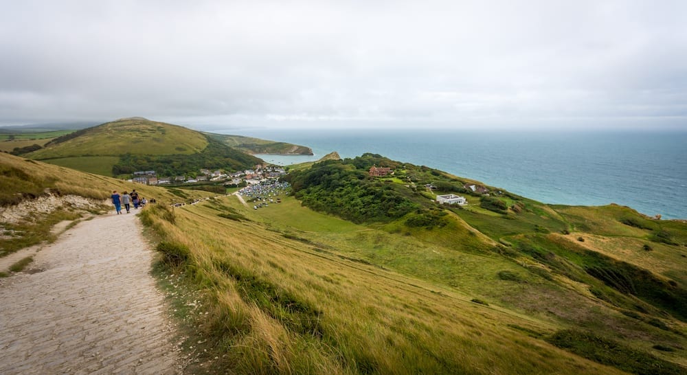 The Purbeck Hills are perfect for walks with stunning scenery
