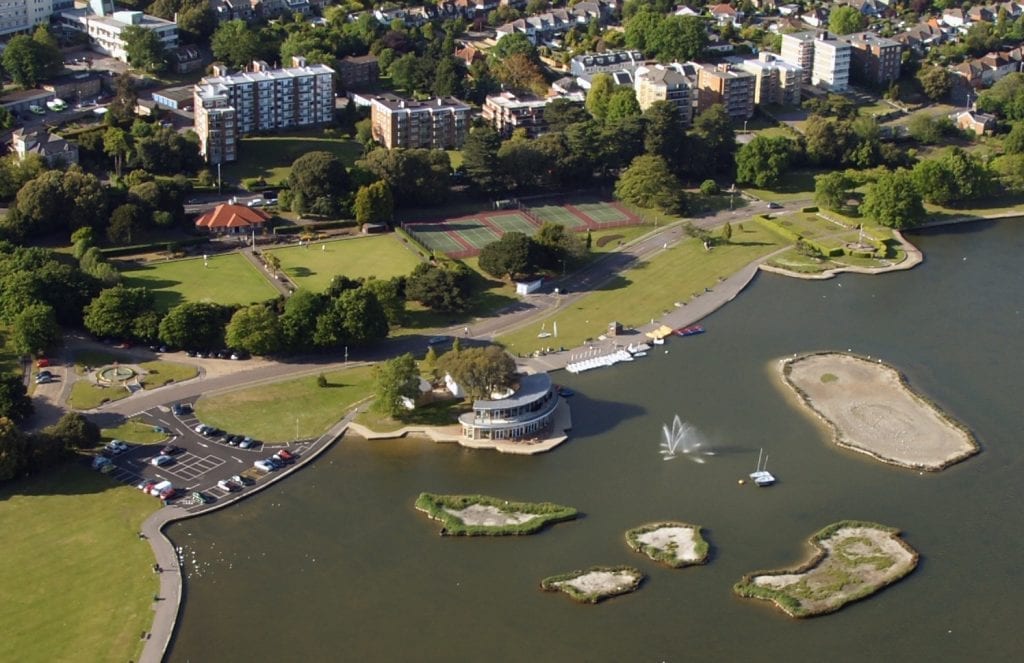 Poole Park in Dorset which is family and dog friendly