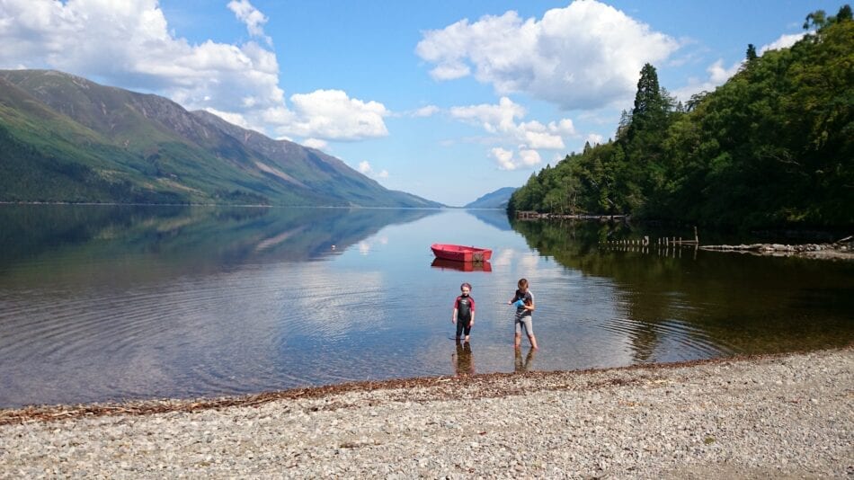 dog friendly Invergloy Riverside Lodges in Scotland