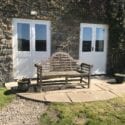 Sit outside this dog friendly cottage in Yorkshire and enjoy the views