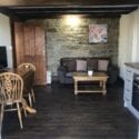 Rosebud dog friendly cottage in Yorkshire - open plan lounge and kitchen