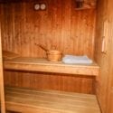 Sauna is great for relaxing after a day on the South Downs with your dog