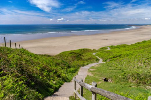 Rhosilli Bay near Swansea